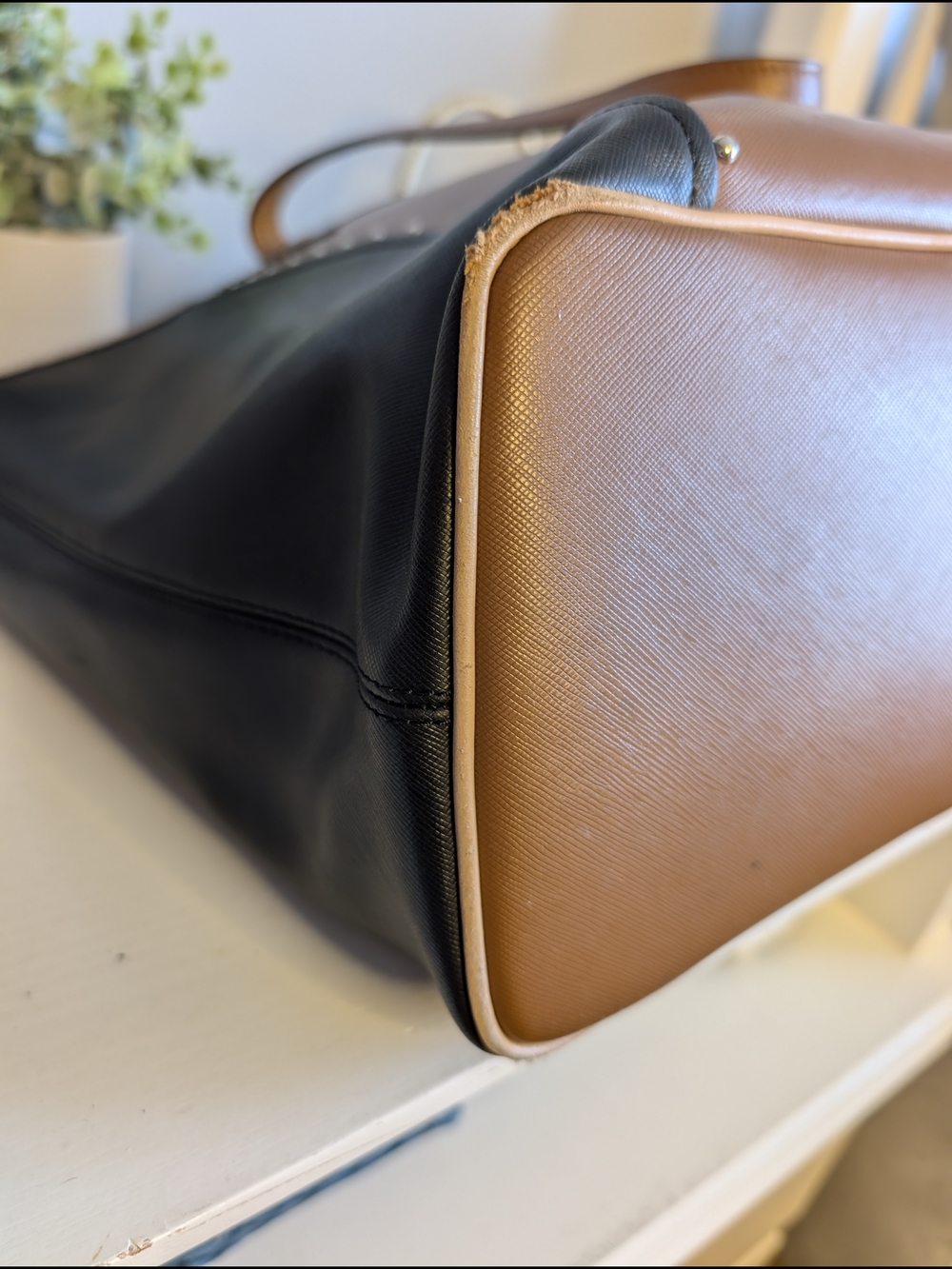 Coach Metro Colorblock Studded Leather Tote Bag - EUC! - Picture 4 of 10